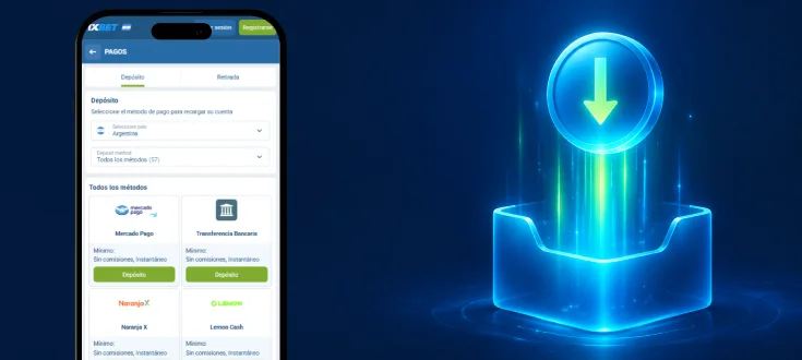 Cómo depositar en 1xBet